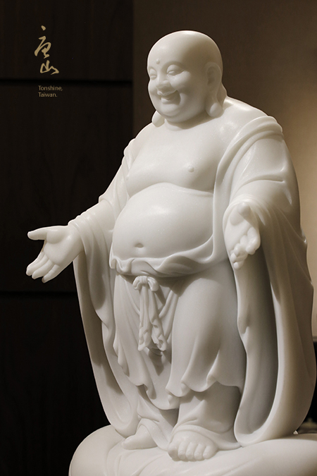 佛像雕刻藝術-漢白玉笑彌勒佛菩薩