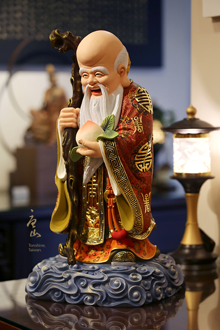 神明佛像雕刻-福祿壽三仙