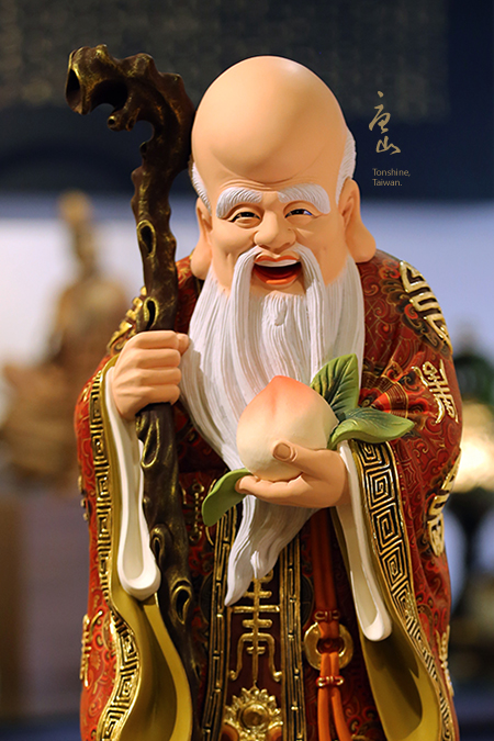 神明佛像雕刻-福祿壽三仙