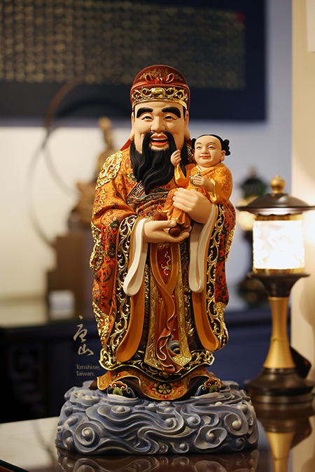 神明佛像雕刻-福祿壽三仙